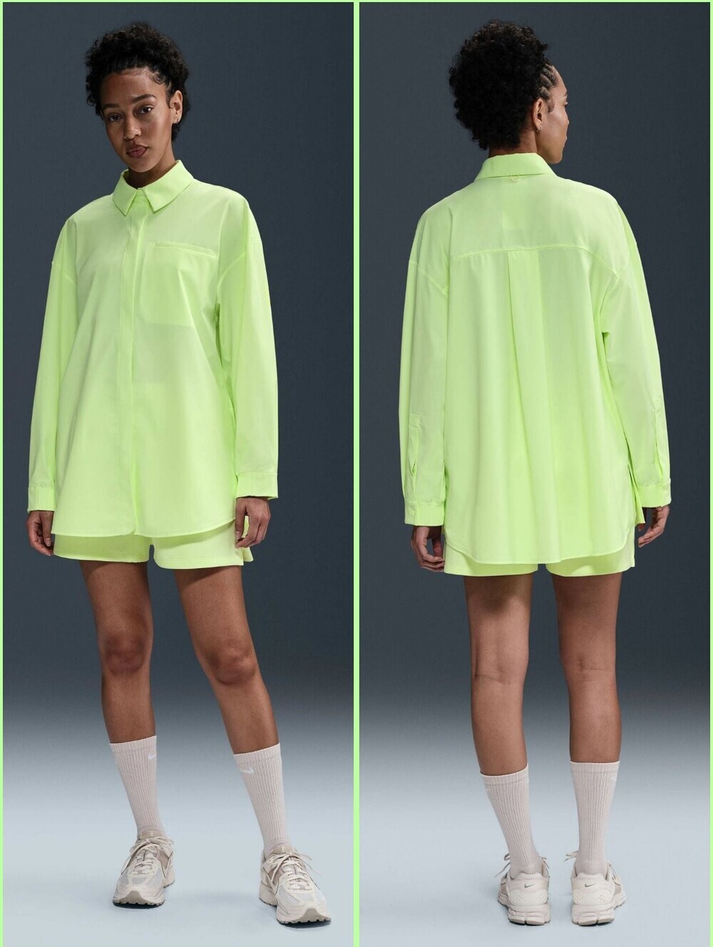 NIKE 24.7 Perfectstretch Dri-fit Oversized Long-sleeve Shirt